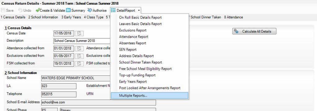 04 Completing the School Census Summer Return Post Looked After Arrangements Report Report Criteria: On-roll pupils who have post looked after arrangements as at census day.