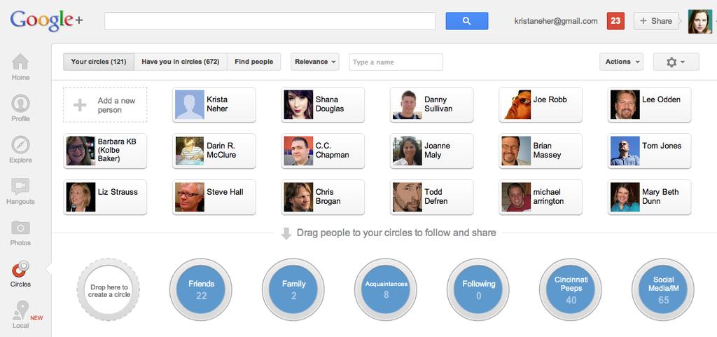info@bootcampdigital.com Circles Circles on Google+ are how you connect with people.