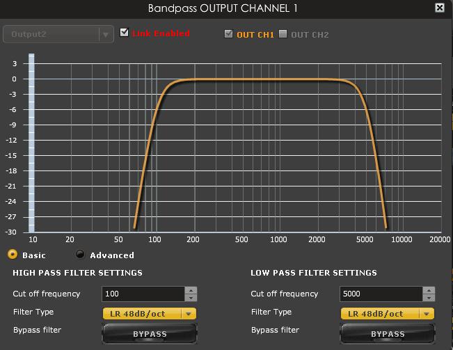 1.7.2 Monitor Allows you to monitor the input meter of that specific channel on a RMS meter. Note that the information is shown in dbfs 3.1.7.3 Output volume A fader control for 0 to -70dB digital gain control.