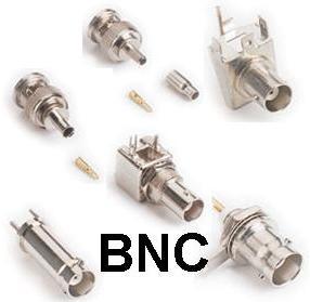 Connector The most common type of connector used today is the Bayone-Neill-Concelman (BNC),