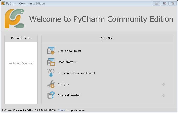 Chapter 1 Setting up PyCharm Now that we have seen IDE choices, let's set up PyCharm. All examples in this book are created with PyCharm.