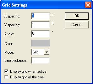 TOOLBARS AND DIALOG WINDOWS Chapter 4 Snap to Nearest Snap to Grid. This tool forces the mouse cursor to snap to the nearest grid point. Grid Settings (Fig. 4.8-1).