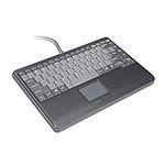 With an ultra compact footprint, the USB Keyboard provides excellent feel and operation in a lightweight and small size.