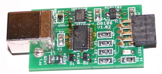 Dwarf Boards DB100 : LPC USB bootloader (c) Van Ooijen Technische Informatica DB100 without and with crimp sleeve Introduction This document describes the Dwarf Board DB100.