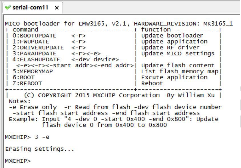 Reference Manual [Page 9] Command 4: read/ erase/ update flash memory 4.5.