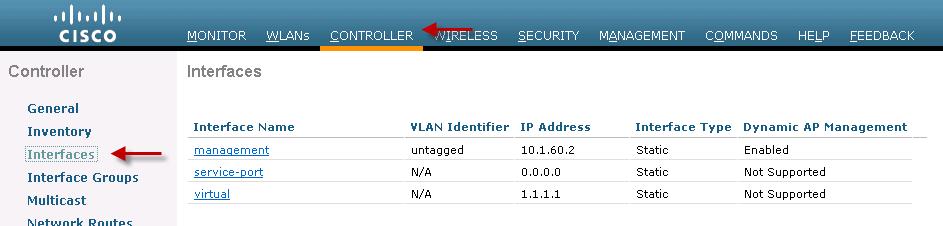 Procedure 8 Create Dynamic Interfaces for the Employee and Guest VLANs We will be creating two different Service Set IDs (SSIDs) for wireless networks.