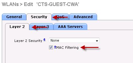 Set the values in the General tab of the WLAN settings (Figure 18). Figure 18 General Tab Settings for Open SSID Set the values in Layer 2 tab under Security (Figure 19).