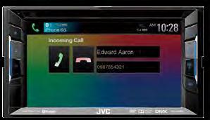 * *iphone only *JVC Music Play application is required for Android. iphone only for KW-V820BT/V620BT/V215DBT.