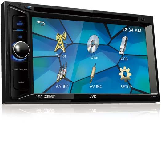 All models except KD-DV5606 are compatible with ipod/iphone. KW-V12 6.2" DVD/CD/USB Receiver with 6.