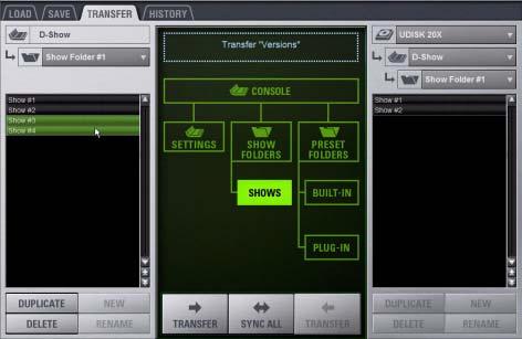 3 Right-click the Stage Rack graphic and choose the number of Input and Output cards on the destination system.