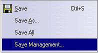 How to Use Save Management The Save Management tool is an easy way to save all modified