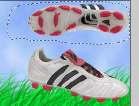 3. Click on the white background of the running shoe. The white background will disappear. 4. Use these same techniques from steps 1 3 to get rid of the white background for the soccer layer.