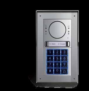 via SMS Up to 2000 pin codes (keypad version) with remote code change feature Choice of either Blue or White