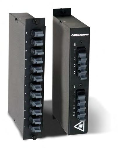 enclosures. The modules fit in our RSD Series 1U, 2U and 4U enclosures and H-Series 1U, 6U, and 10U enclosures.