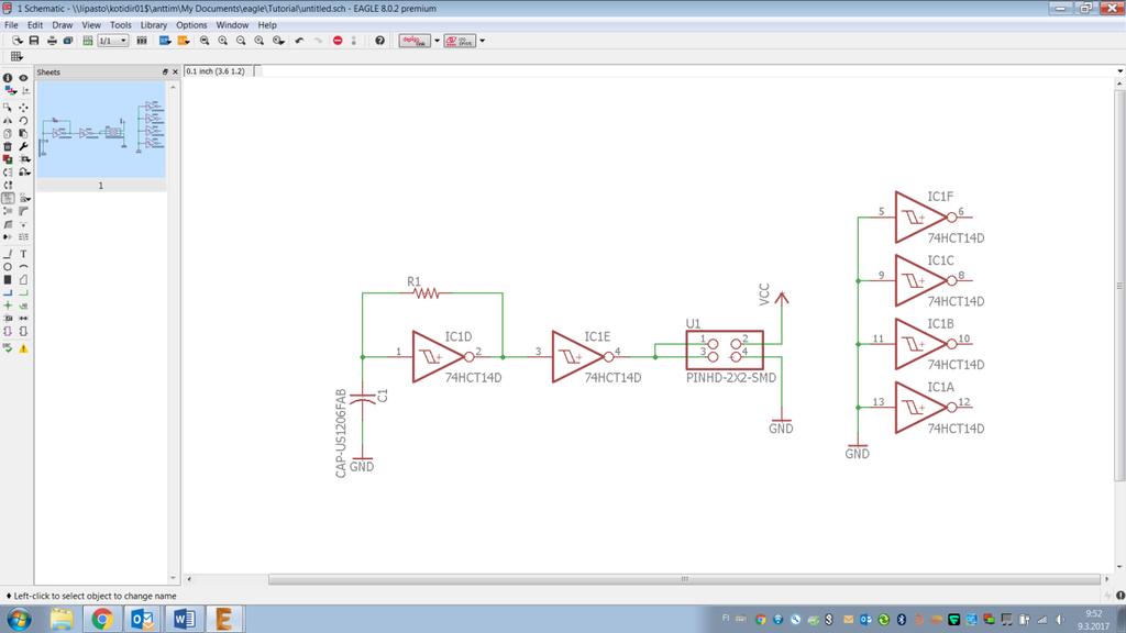 - with everything connected the schematic should look like this.