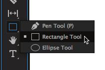 7. Use the Selection Tool to manipulate the shape layer drag to reposition, change the anchor, change the scale, Figure 9 Tools panel change the size of the text box, and rotate.