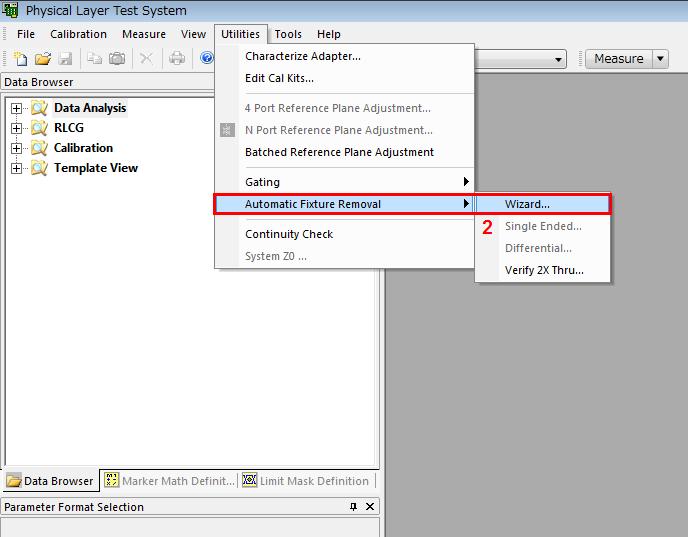 15. Click Cal > Fixtures > More > Port Z Convers n and check Enable Port Z Conversion (all ports) to