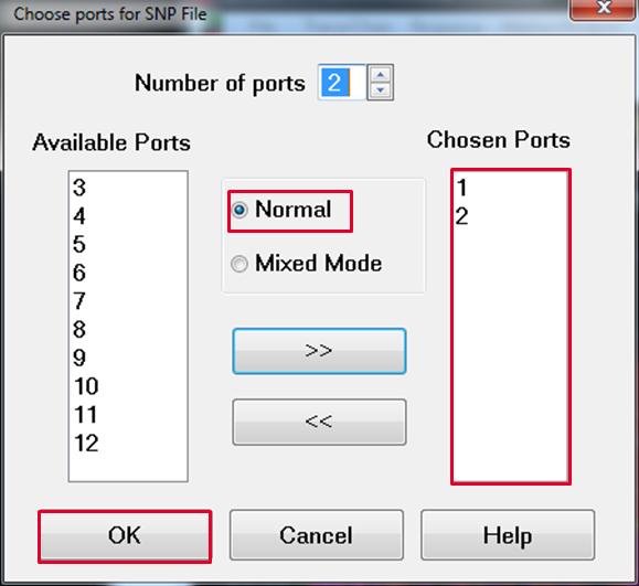 Click Cal > Fixtures > 2-Port Deembed and check Enable De-embedding (all ports) to turn on de-embedding