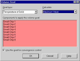 COSMOSFloWorks 2004 Tutorial Define the Engineering Goals 3 Select Temperature of Solid as the goal