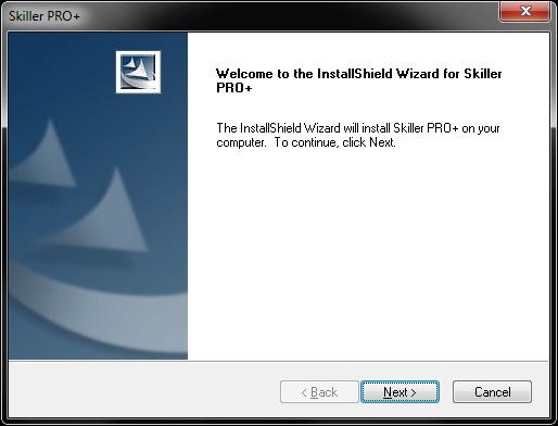 The operating system will automatically recognize the Skiller PRO+ keyboard and install all necessary drivers. 3.