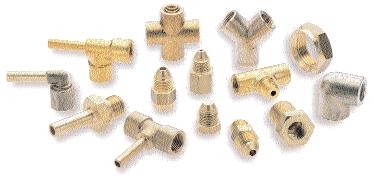 Fittings Compression fittings Metric and inch Ø 4 to 28 mm tube Ø 3 /16" to È" tube Wide range of types and sizes. Rugged and durable.