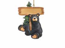 Bear Ornament Size: 2.5W x 3.