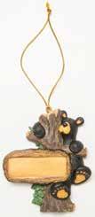 CANADA 3005010110 Bear with Tree Ornament Size: 2.