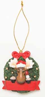 3005011017 Standing Moose Ornament