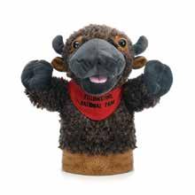 Plush & Puppets NEW! YELLOWSTONE NEW! 3005011013 Bearfoot Plush Bear in Log Carrier Size: 5W x 8.