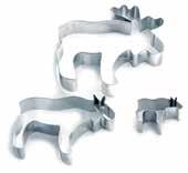 POINT IDAHO ROCKY MOUNTAIN 3005010204 Moose Family Cookie Cutters Min: 18 sets MOTM Size: