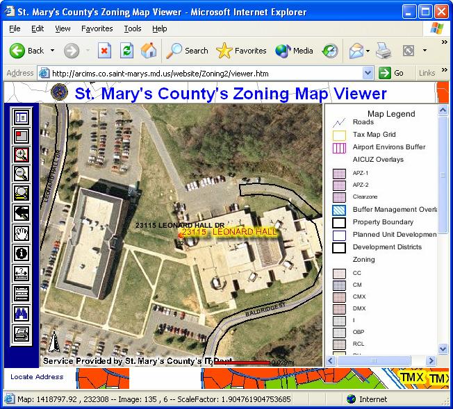 New MD State Assessment Web-link New in the Zoning Map Viewer is the data viewer window is now an external window.