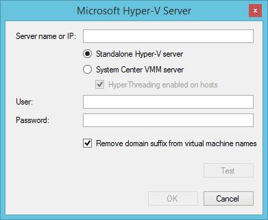 1. In the Site name text box, enter the site name for this collection of Hyper-V servers. This setting will override the Global site id. 2.