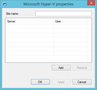 Specify whether this is a single Hyper-V server or a VMM server controlling one or more Hyper-V hosts.