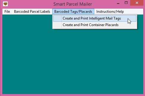 Smart Parcel Mailer with Postage $aver Pro User Guide Page 32 Manually Creating Barcoded Tags and Placards for Sacks and Pallets About barcoded tags and placards USPS mail sacks must be labeled