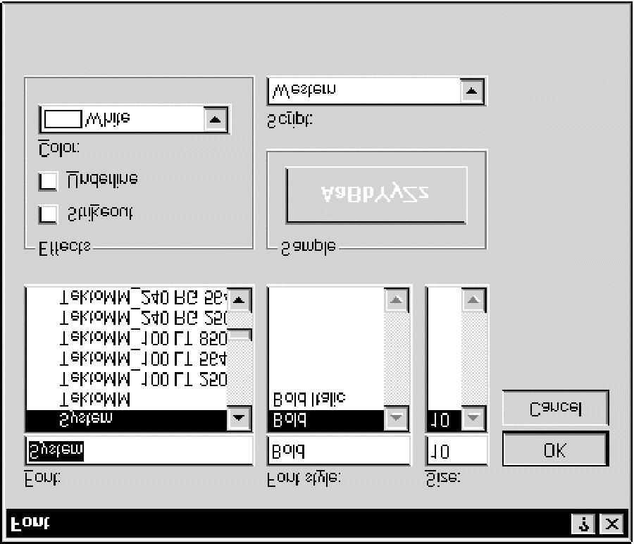 20? Use the Restore Defaults button on the Display Configuration window to return to the original Stat-VU Agent Display font settings.