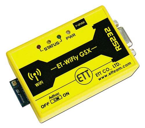 ET-WiFly GSX User s Manual of ET-WiFly GSX ET-WiFly GSX is equipment to convert data system from Wireless LAN to RS232.
