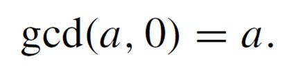 Correctness of the Euclidean Theorem Substituting b = 0 into equation (5.