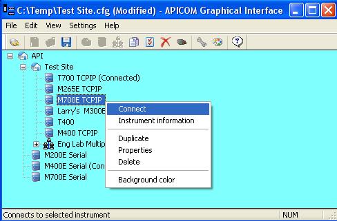 Configuration APIcom and Data Acquisition Instruction Manual 2.3. Physical Instrument Settings Baud Rate ID Number This section briefly explains how to configure an TAPI analyzer to work with APIcom.