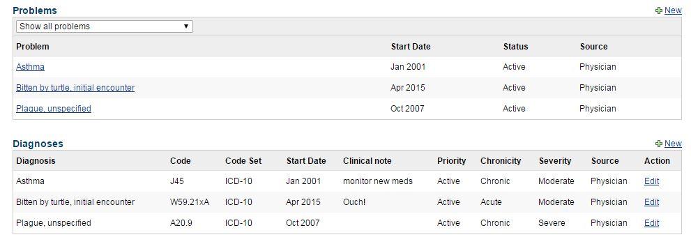 ICD-10 Test Scenario for Patient Problems List Scenario Verify that by clicking Add to Patient Problem List, the ICD-10 code selected adds the Problem to that section of the patient record Must have