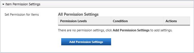 3.3 Assign Permissions According to Metadata By setting proper conditions, you can govern items or documents