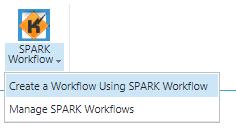 5. Now and as you have licensed SPARK Workflow, you can activate its feature on the desired sites.