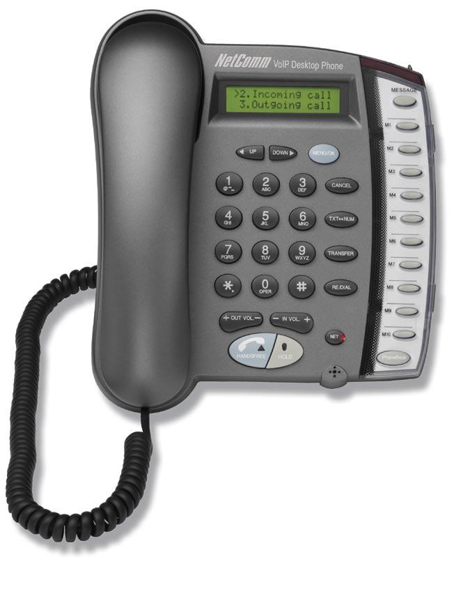 Chapter 4: Configuring your V85 via the Keypad The user-friendly design of the V85 series IP Phone enables most configuration tasks to be made through the keypad if desired.