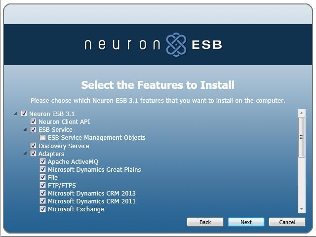 Neuron Installer Neuron ESB WMI Performance Counters The creation of these has now been moved to the Setup.exe installer.