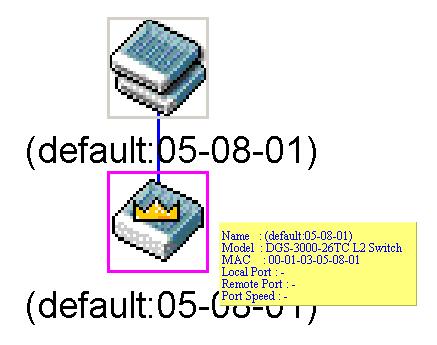 Figure 3-17 Device Information Utilizing the Tool Tip Setting the