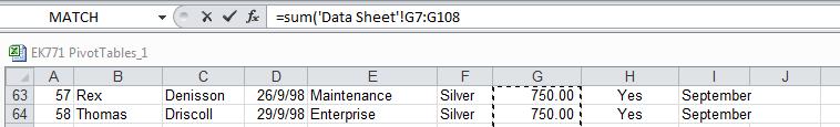 Excel: Linking sheets and summary sheets (Mac OS) To make the content of one cell appear somewhere else Click in the destination cell and type = Click on the cell whose content you want to pull in