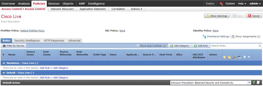 Using the SSL policy 2018 Cisco and/or its
