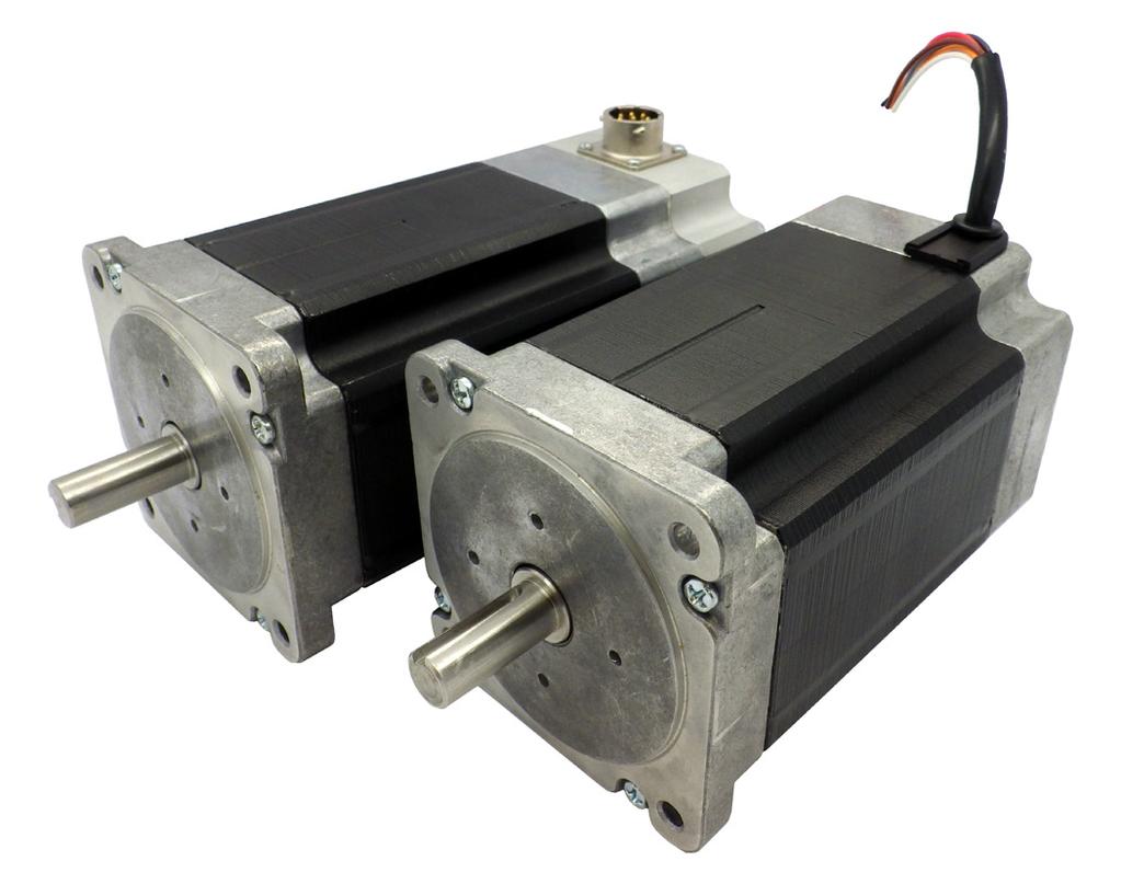 HSS-series - high performance size hybrid stepper motors High quality & economical prices High energy magnets for increased performance Choice of lead wire or connector Choice of single or double