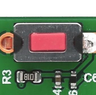 and pin P5.5). An active LED indicates that a logic HIGH level () is present on that pin.