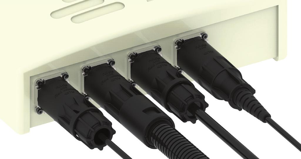FullAXS Mini Connectors FullAXS Mini connectors deliver the small size and scalability to design in power and signal connectivity