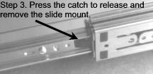 Within packaging, you will find four brackets that mount within your rack mount cabinet as well as screws, nuts and G-nuts for use in mounting HostEngine. See the image at right.